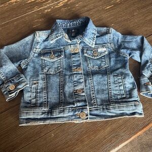 7 For All Mankind Blue Jean  Denim Jacket KIDS Size 24M